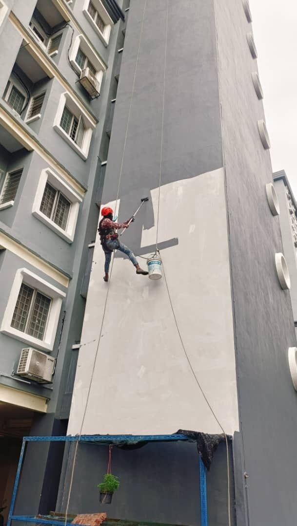 Professional window cleaning services for high-rise buildings